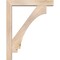 Ekena Millwork Imperial Block Smooth Bracket w/ Offset Brace, Douglas Fir, 5 1/2"W x 30"D x 38"H BKT0604X30X38IMP05SDF - alternate 3